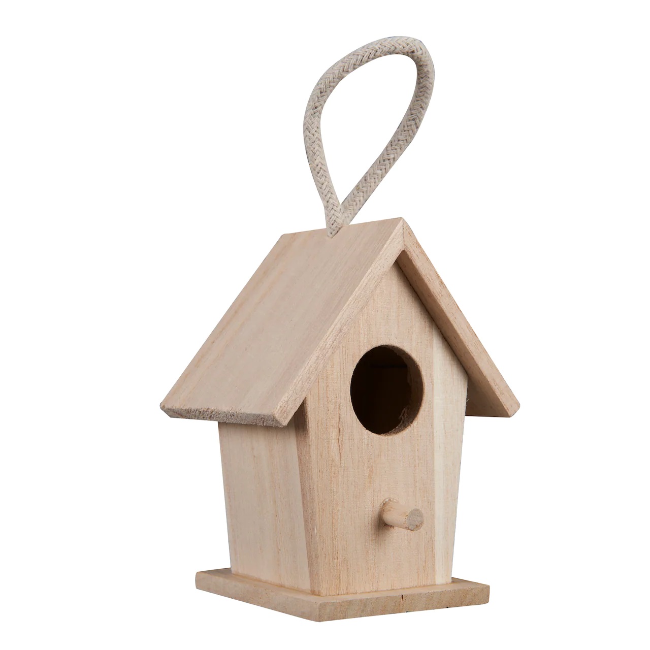 Photo of wooden birdhouse