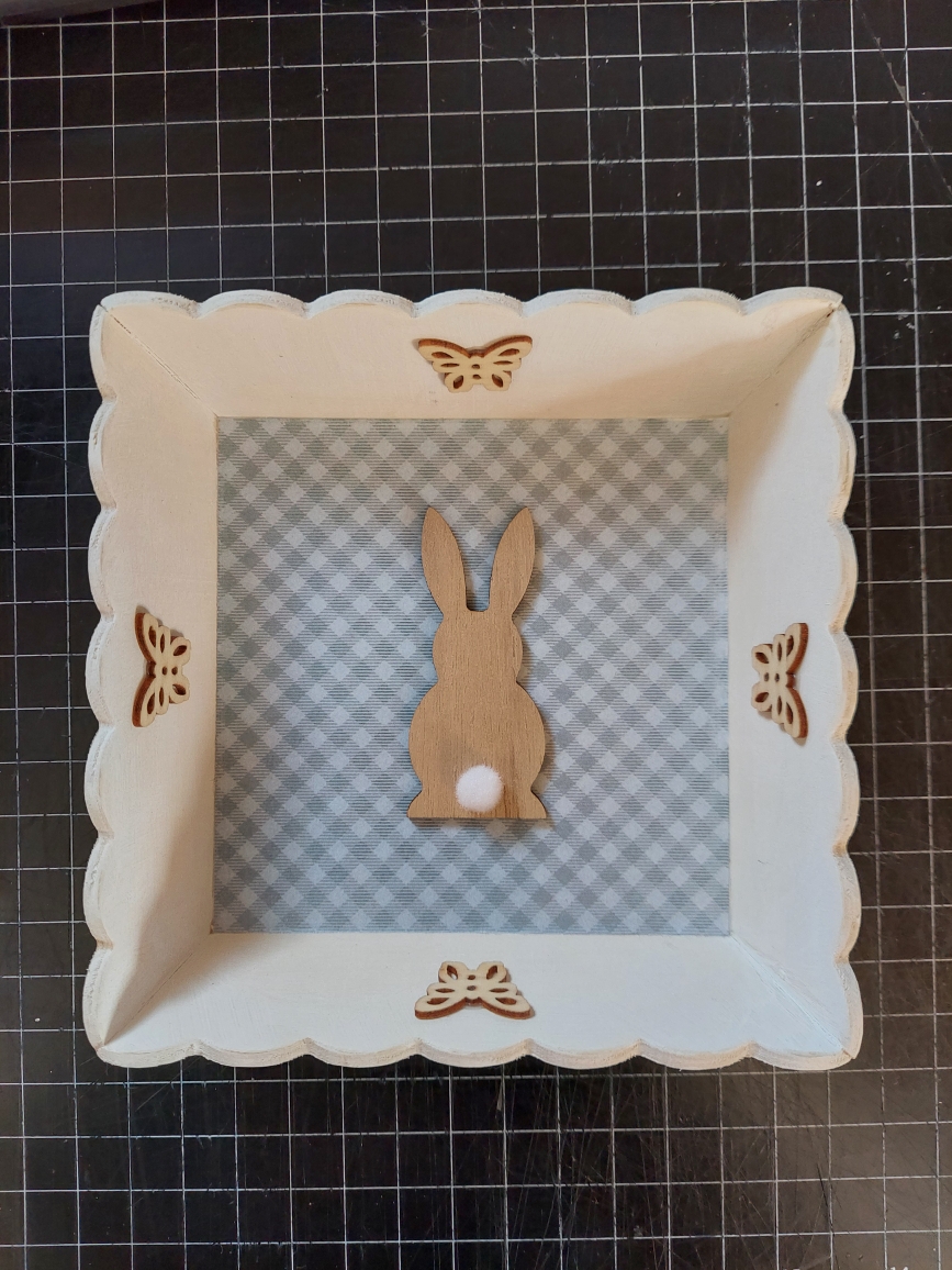 Easter bunny tray