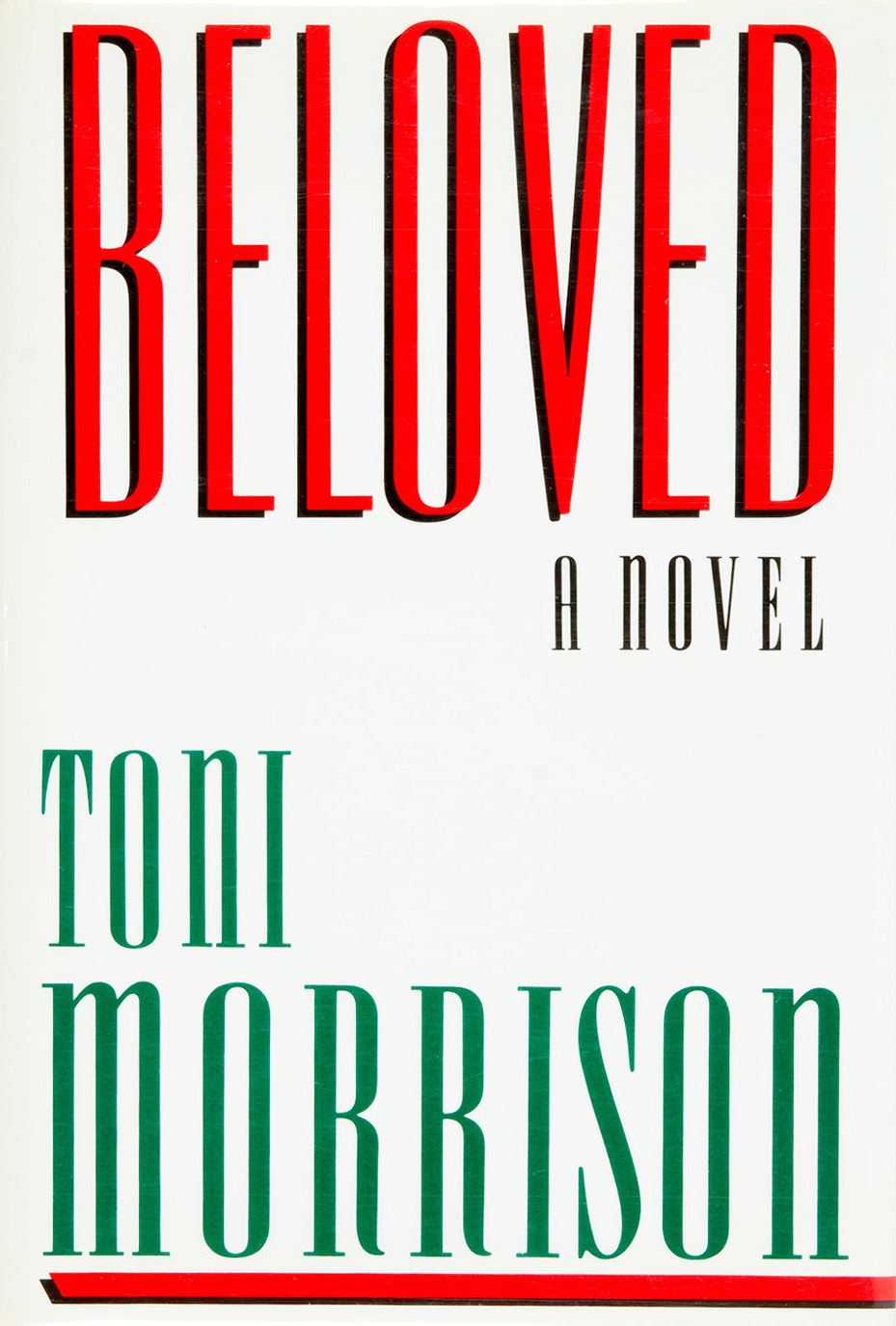 Image of book cover "Beloved" by Toni Morrison