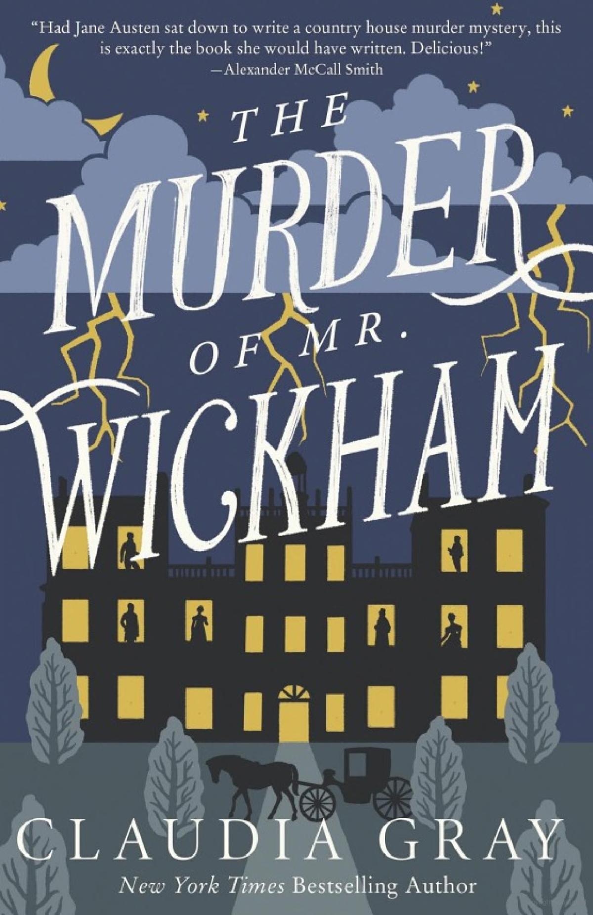 Image depicting the book cover of "The Murder of Mr. Wickham" by Claudia Gray